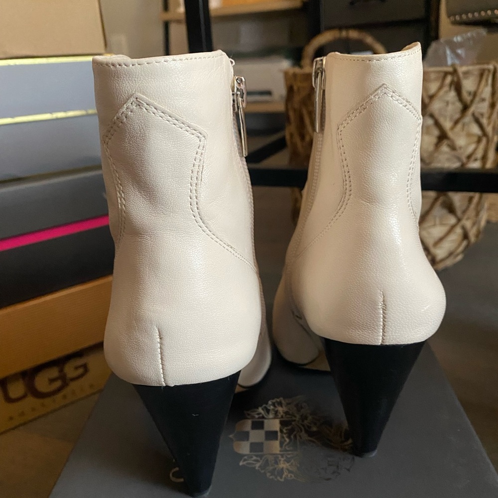 VC Cream Ankle Boots sz 7.5 - Picture 5 of 9